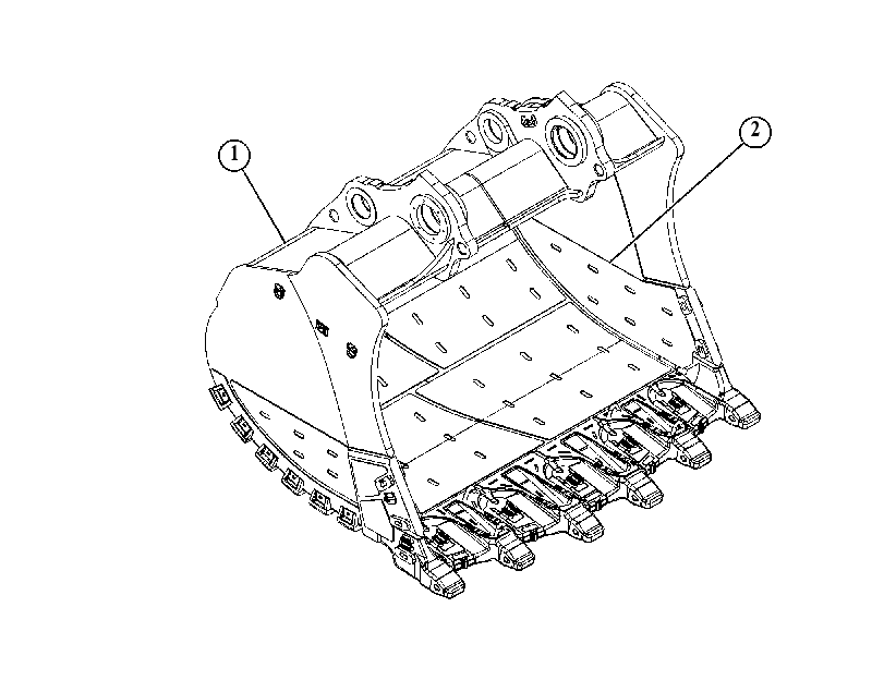 Ковш в сборе 5002145 CAT