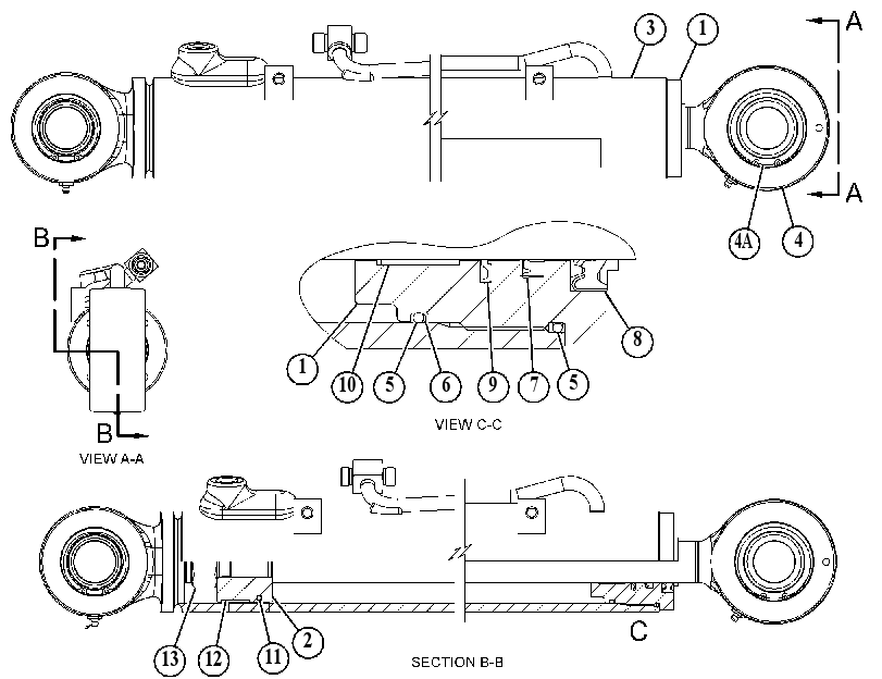 CYLINDER GP-ANGLING 5643104 CAT