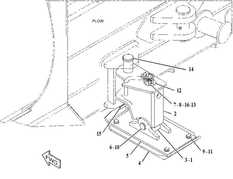 PLATE GP-SKID 2200872 CAT