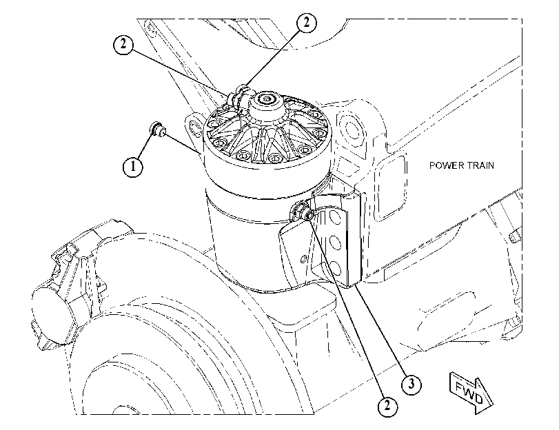CYLINDER & MTG GP-AXLE LOCK 5674541 CAT