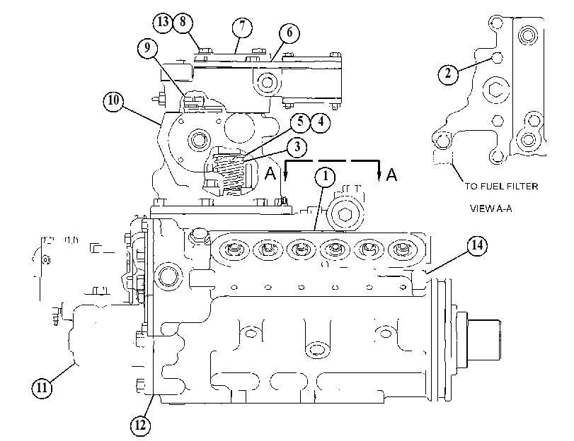 PUMP GP-GOV, FUEL INJ & TFR 5823924 CAT