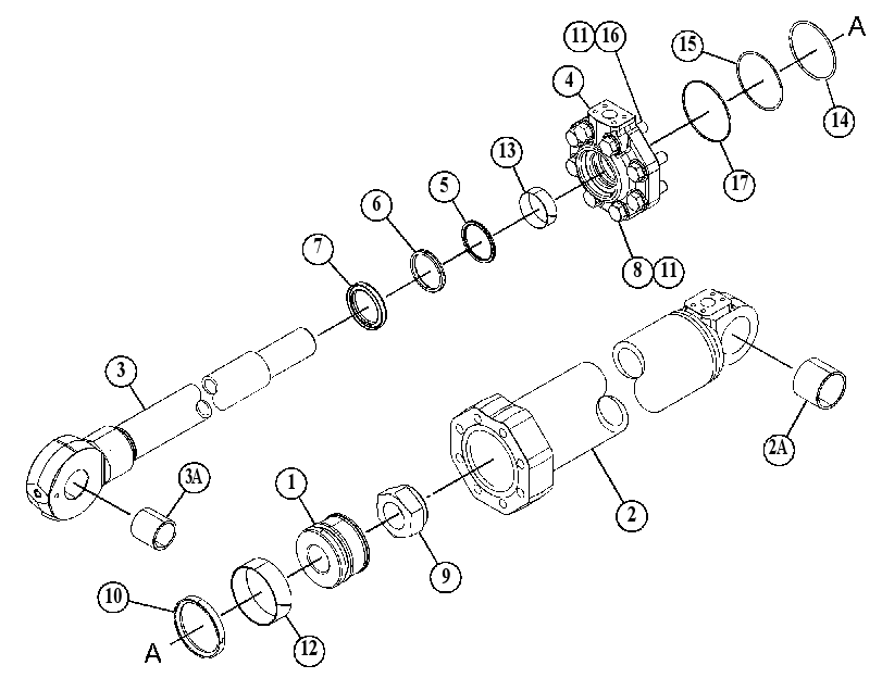 CYLINDER GP-FLOOR 1854338 CAT