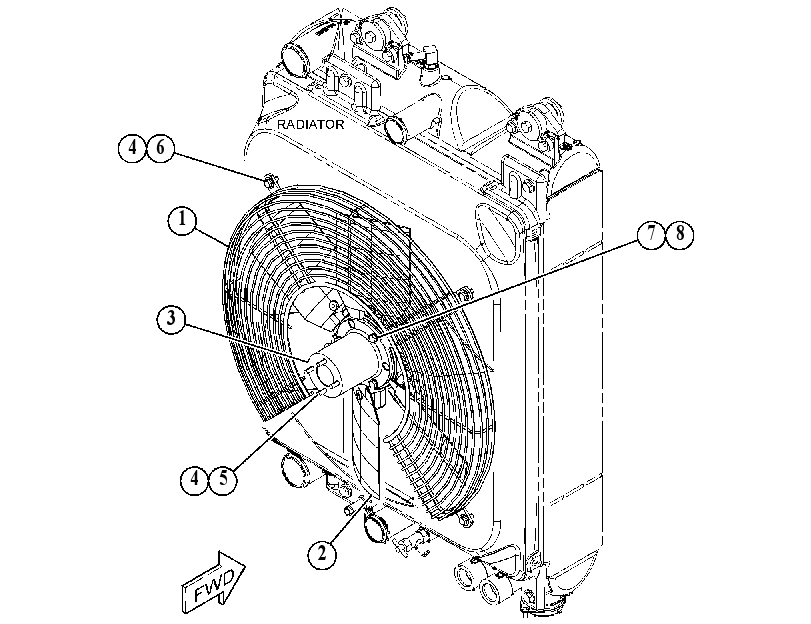 FAN GP-REVERSIBLE 5523245 CAT