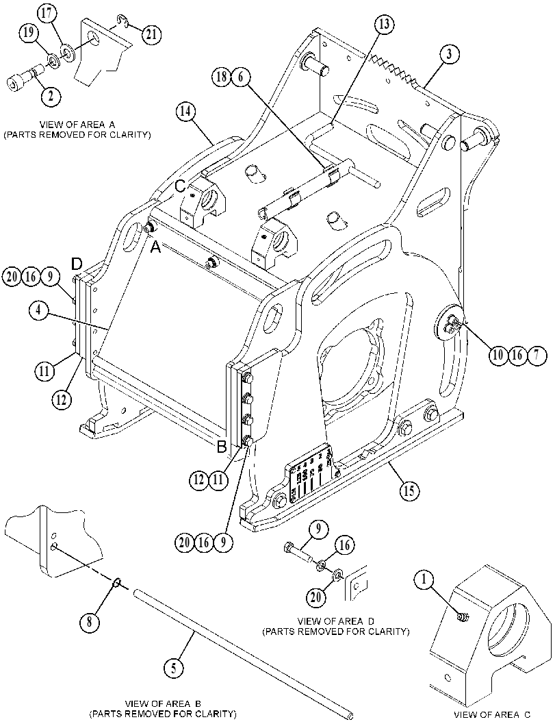 FRAME GP-COLD PLANER 5295764 CAT