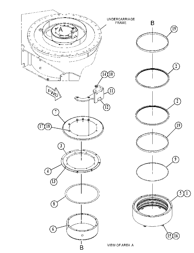 SWIVEL & MOUNTING GP-AIR 5434928 CAT