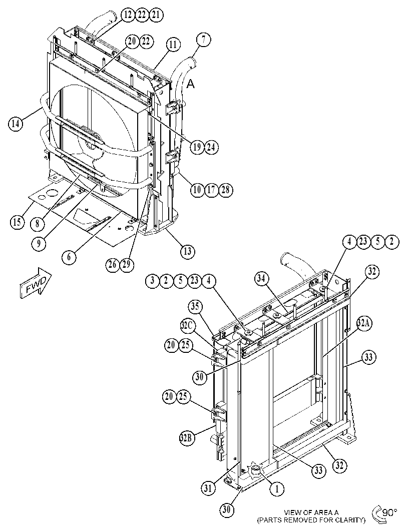 RADIATOR & OIL COOLER GP 5211050 CAT