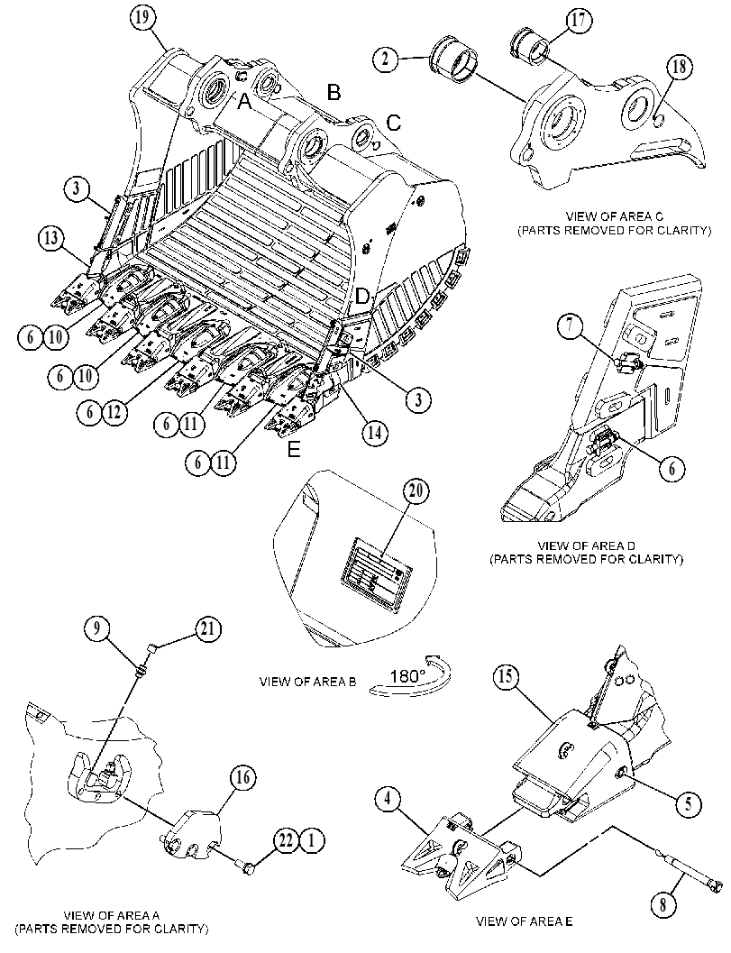 BUCKET GP 5127166 CAT