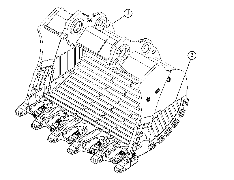 Ковш в сборе 5092051 CAT