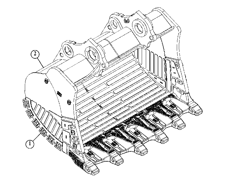 Ковш в сборе 5089784 CAT
