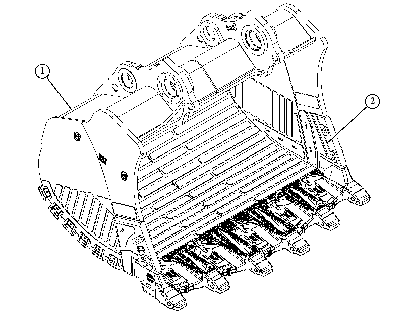 Ковш в сборе 5137737 CAT