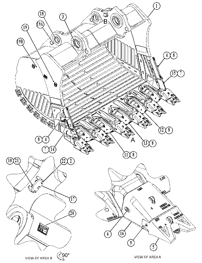 BUCKET GP 5137736 CAT