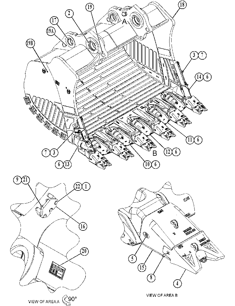 BUCKET GP 5053733 CAT