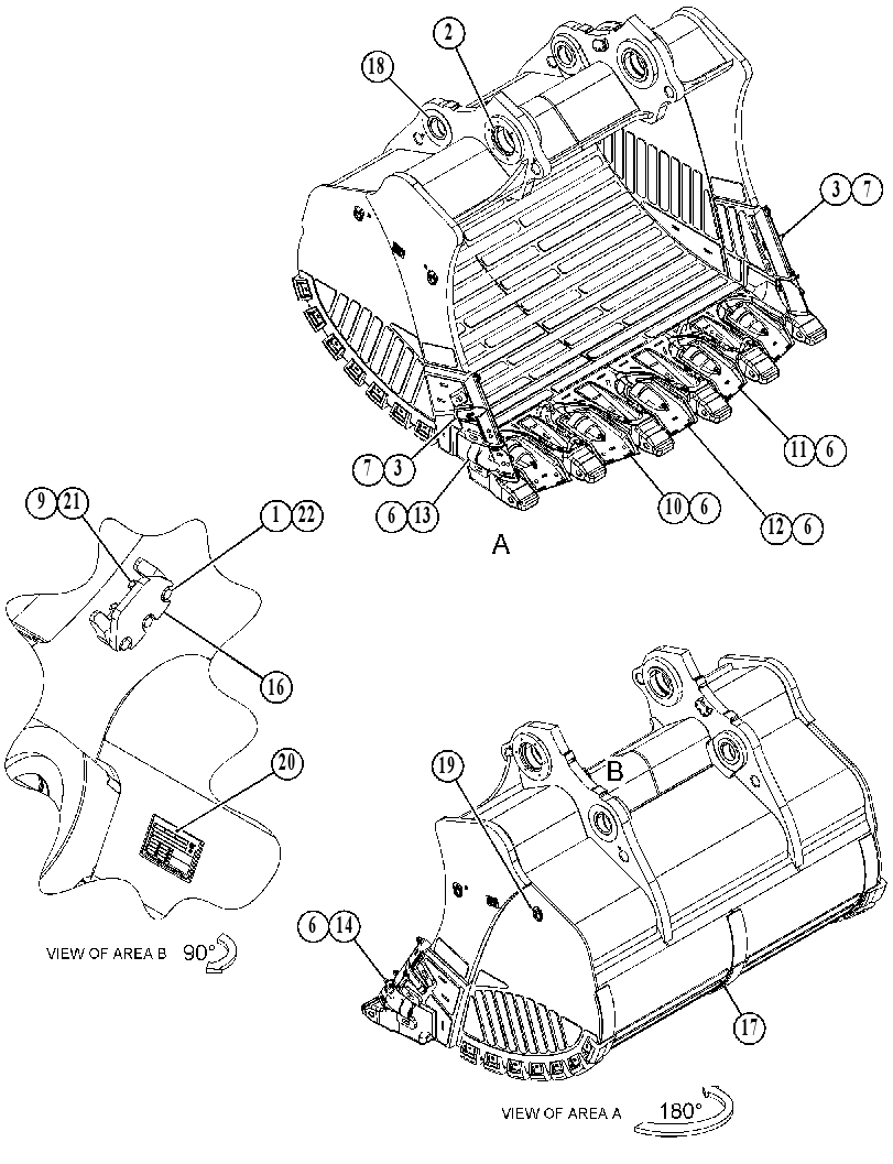 BUCKET GP 5049719 CAT