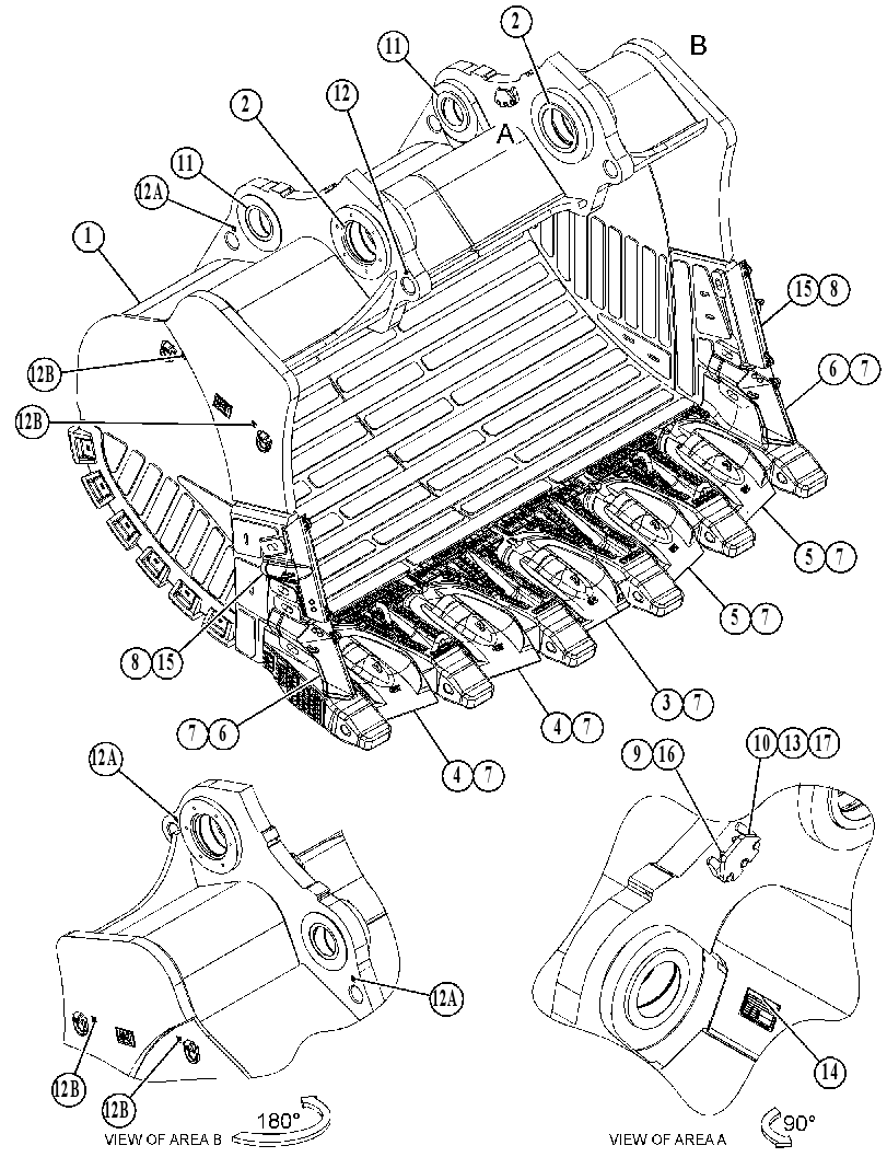 BUCKET GP 5089783 CAT