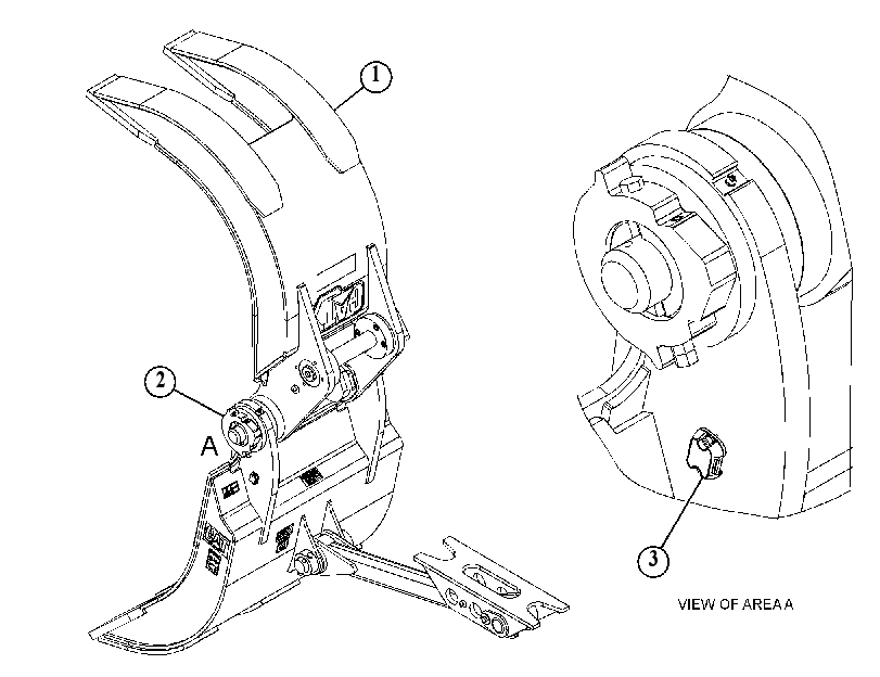 GRAPPLE AR-HYDRAULIC 5901859 CAT