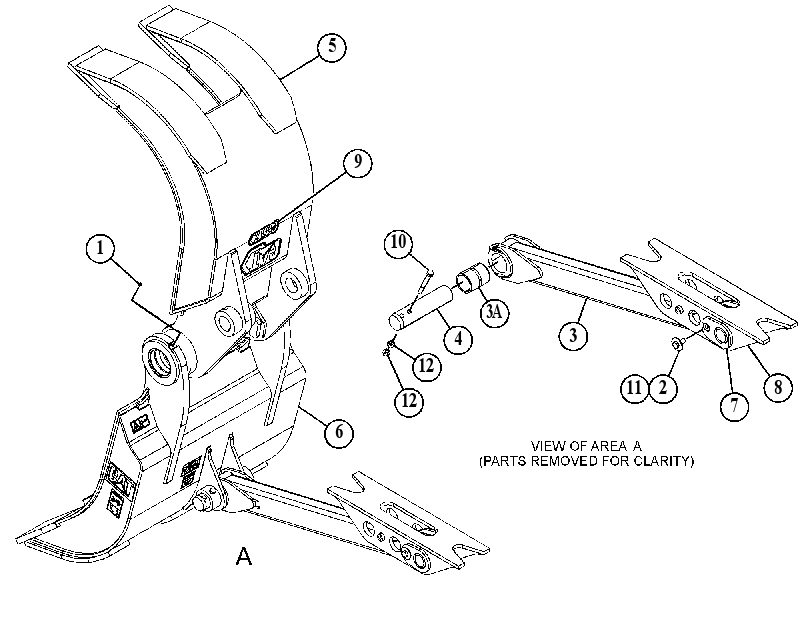 GRAPPLE GP-HYDRAULIC 5902902 CAT