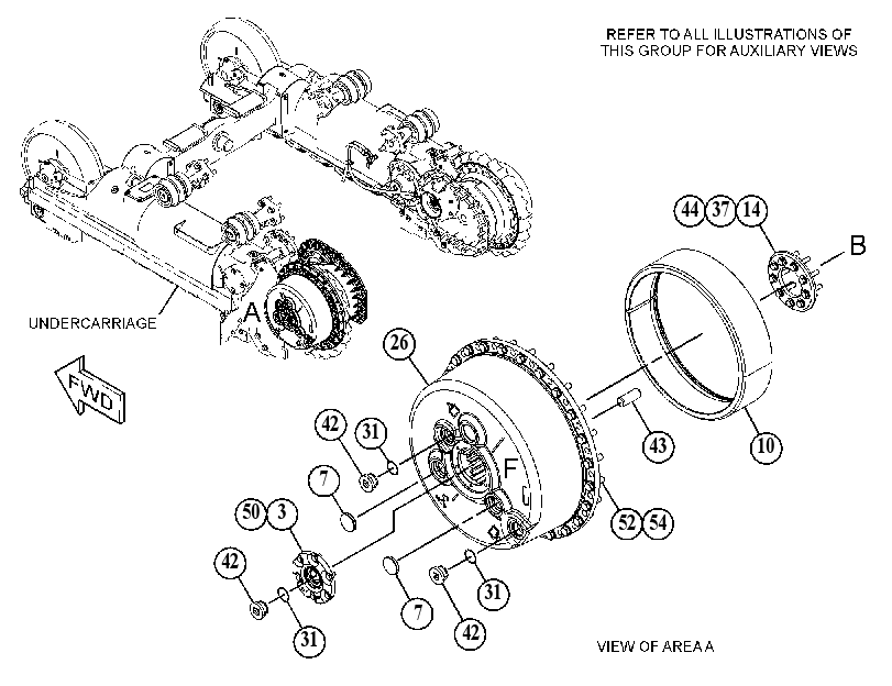 FINAL DRIVE & BRAKE GP 3843322 CAT