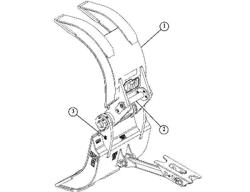 GRAPPLE AR-HYDRAULIC 5901862 CAT
