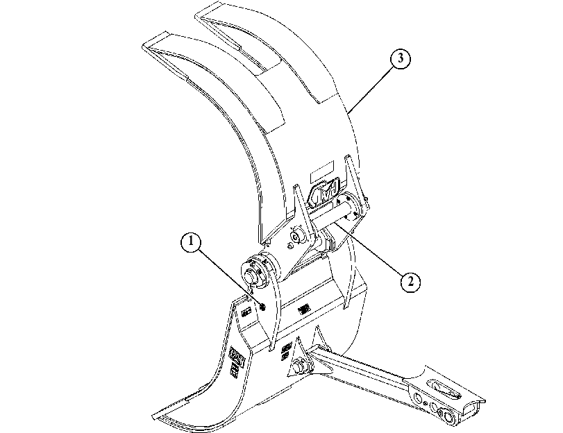 GRAPPLE AR-HYDRAULIC 5901869 CAT