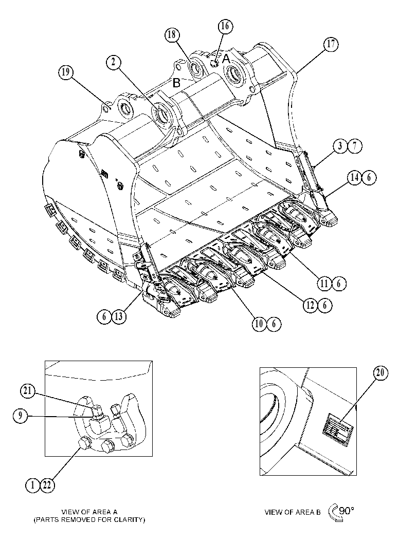 BUCKET GP 5002143 CAT