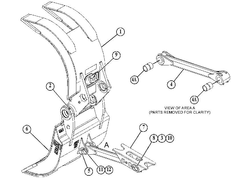 GRAPPLE GP-HYDRAULIC 5902904 CAT