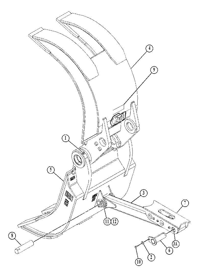GRAPPLE GP-HYDRAULIC 5902908 CAT
