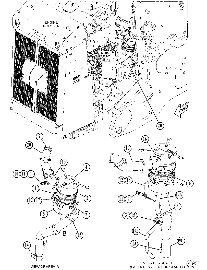 HEATER GP-FUMES DISPOSAL 5657490 CAT