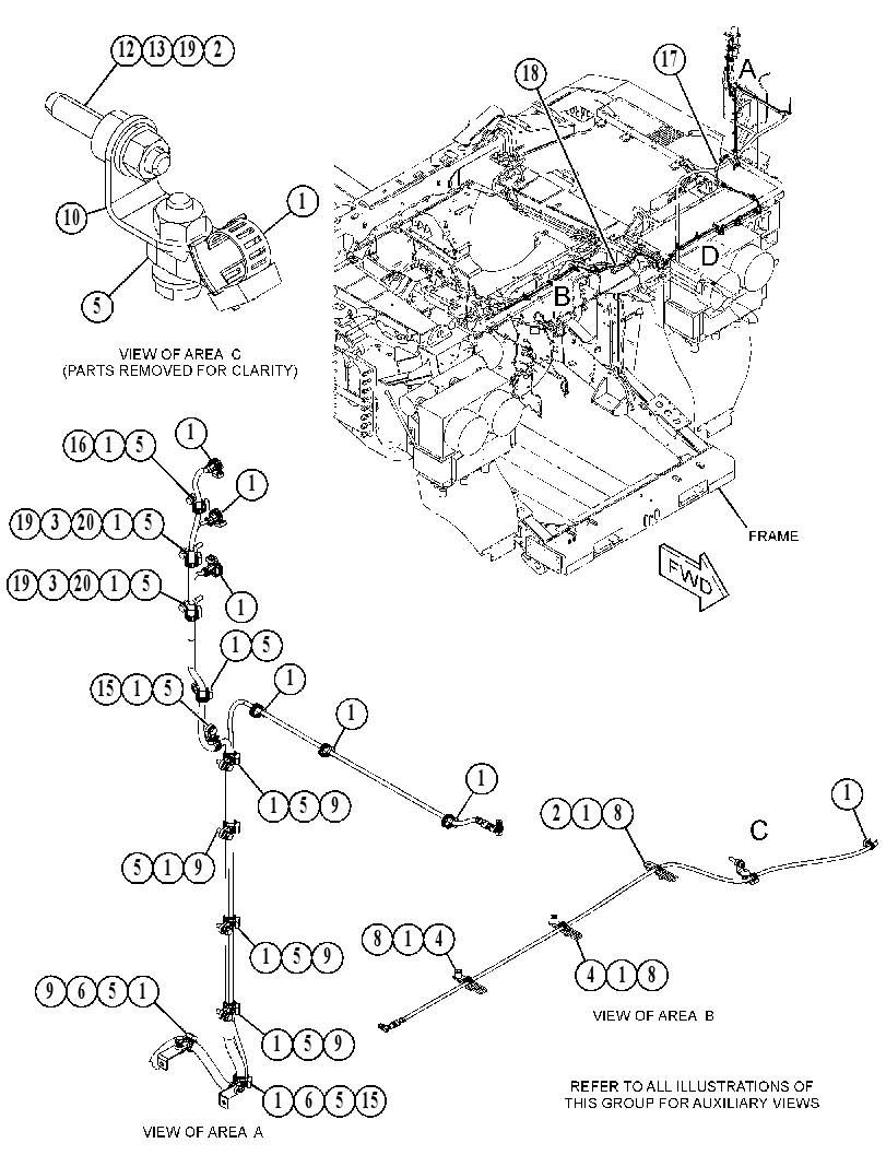 WIRING GP-FENDER 5763814 CAT