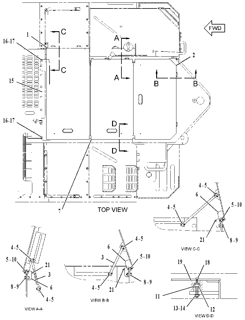 COVER GP-DECK 2187485 CAT