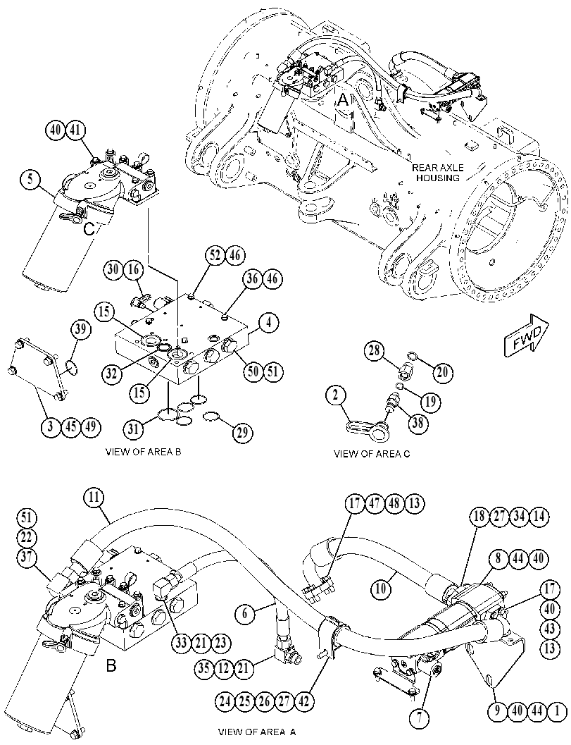 PUMP & LINES GP-REAR AXLE LUBE 2885666 CAT