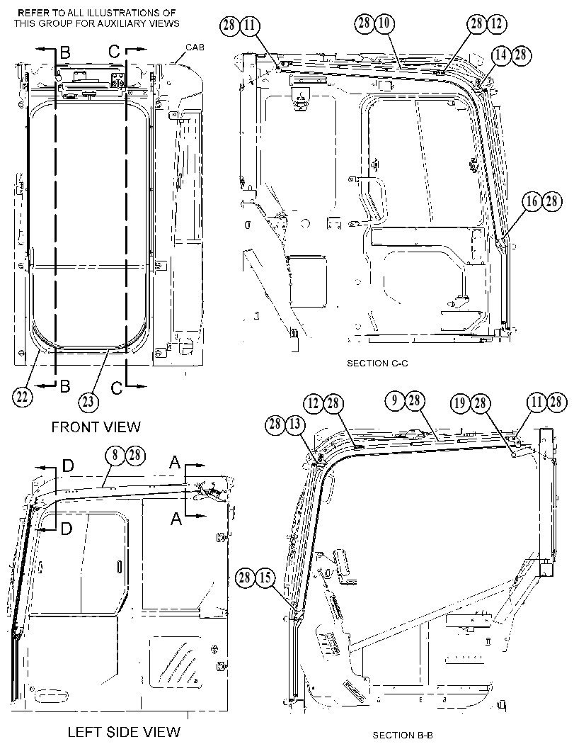 Крепление кабины 4191341 CAT