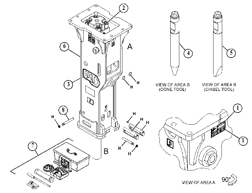 HAMMER AR-HYDRAULIC 5329209 CAT