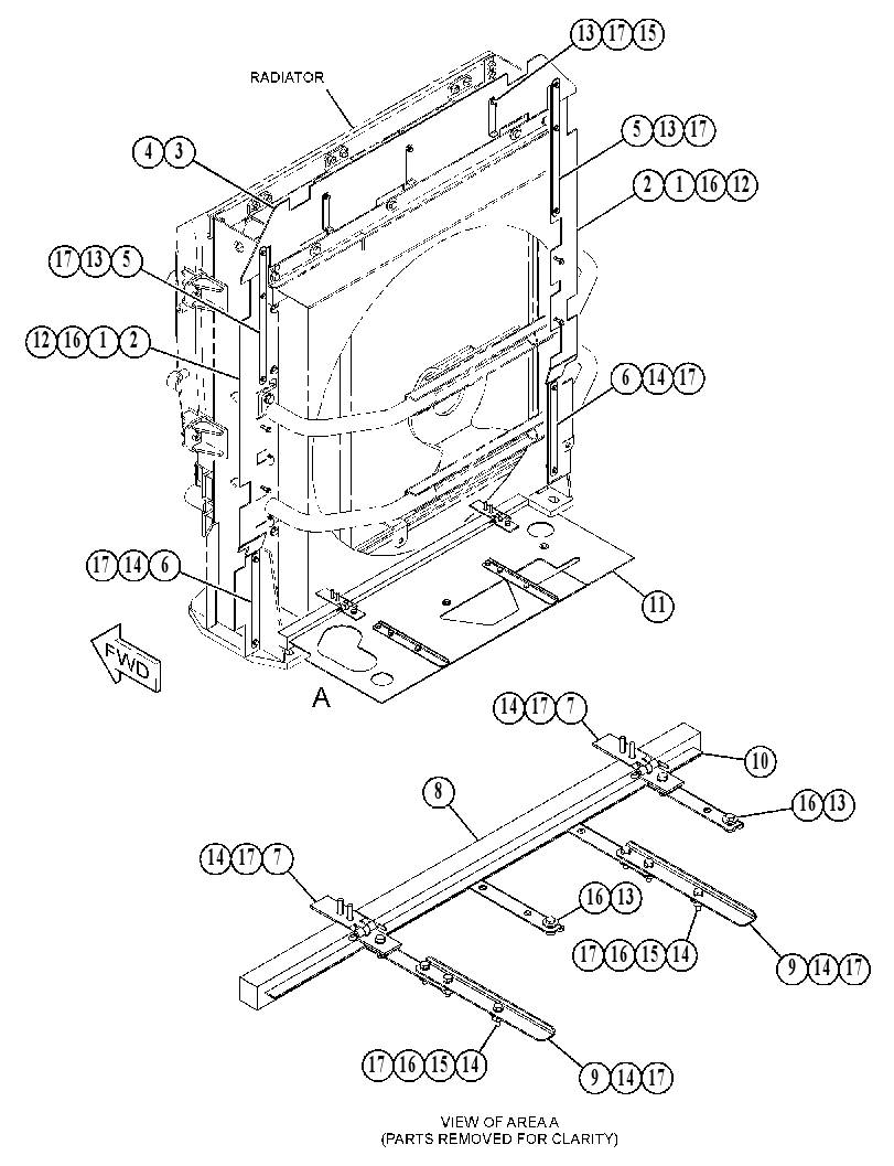 BAFFLE GP-RADIATOR 5616336 CAT