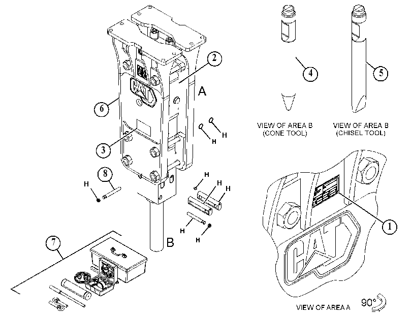HAMMER AR-HYDRAULIC 5329109 CAT