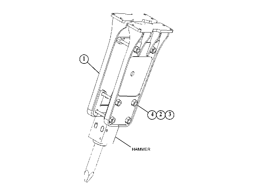 HOUSING GP-HAMMER 5444619 CAT