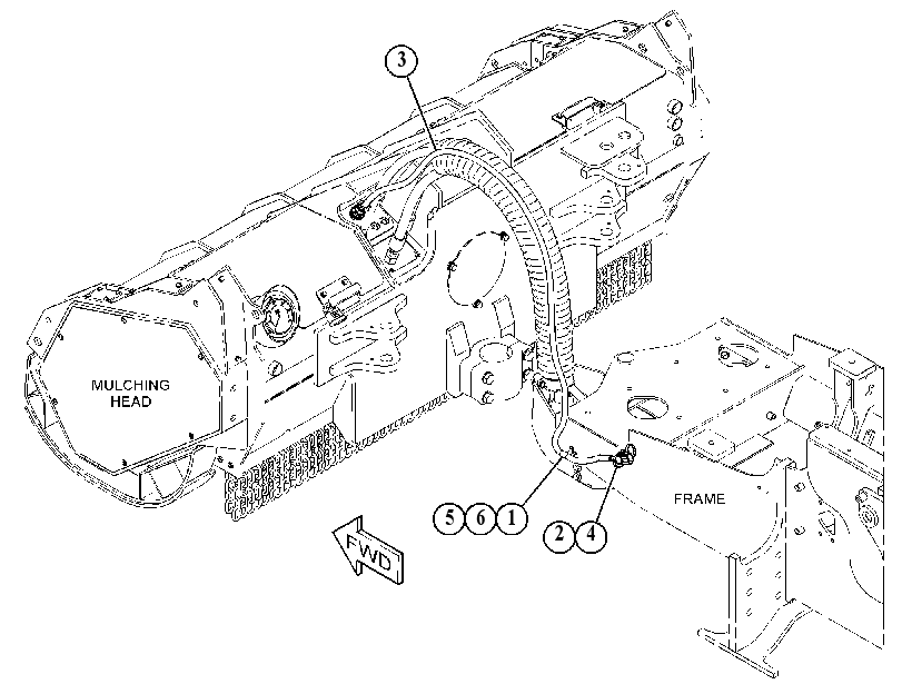 WIRING GP-MULCHING 5512937 CAT
