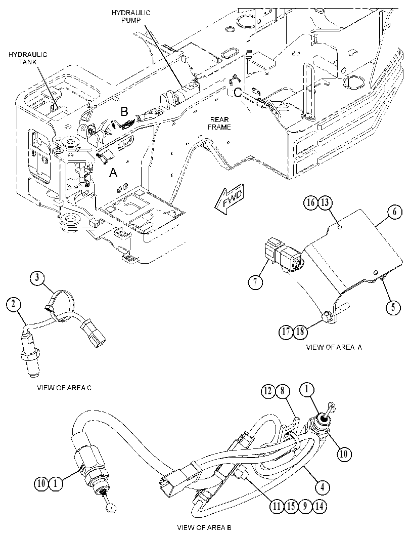 WIRING GP-STEERING 4633500 CAT