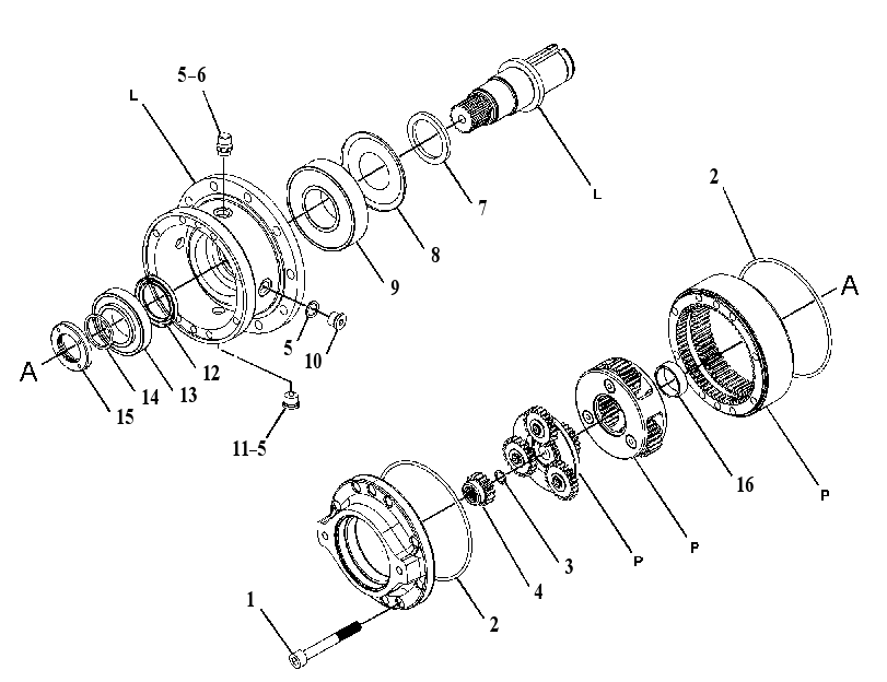 PLANETARY GP-AUGER 4172664 CAT