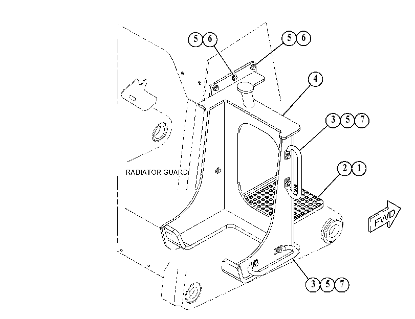 HOLDER GP-BLOCK 5837204 CAT