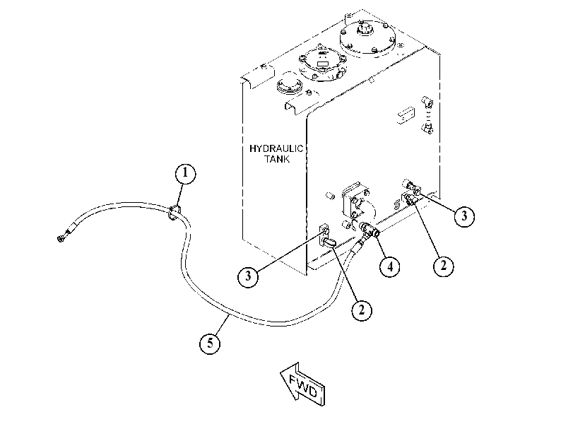 TANK & LINES GP-HYDRAULIC 5868655 CAT