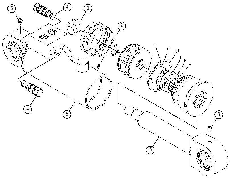 CYLINDER GP-CARRIAGE 3094317 CAT