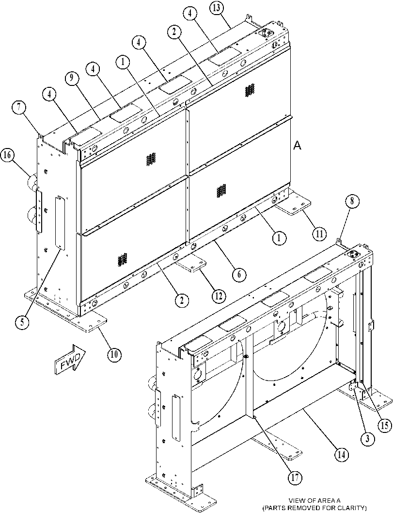 FRAME GP-COOLING 5703588 CAT