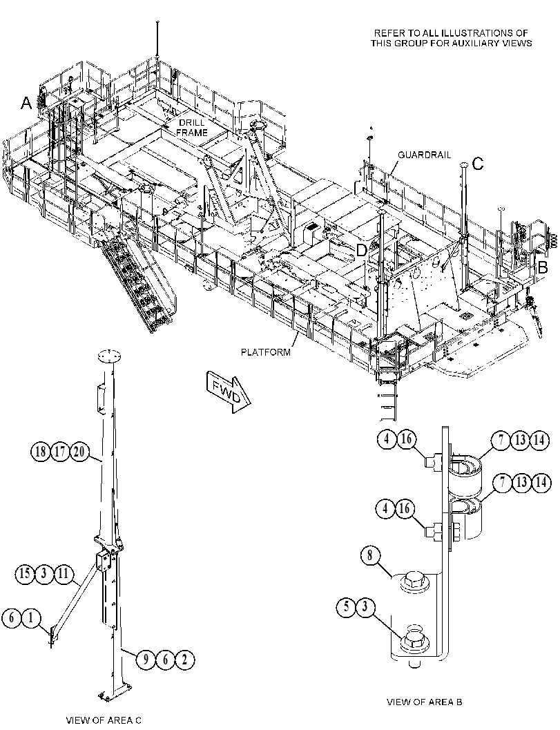 MOUNTING GP-RECEIVER 5703640 CAT