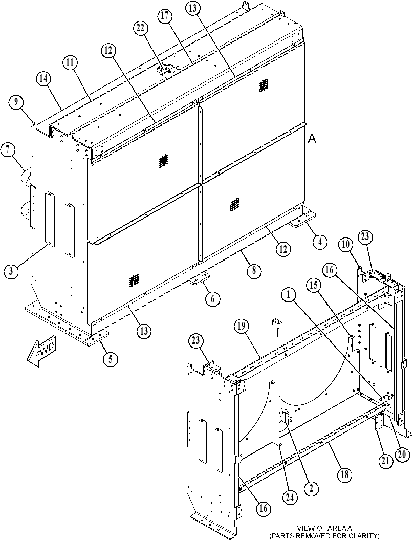FRAME GP-COOLING 5703607 CAT