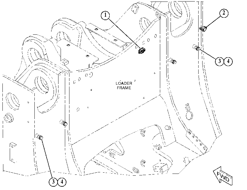 HARDWARE GP-LOADER FRAME 5907854 CAT
