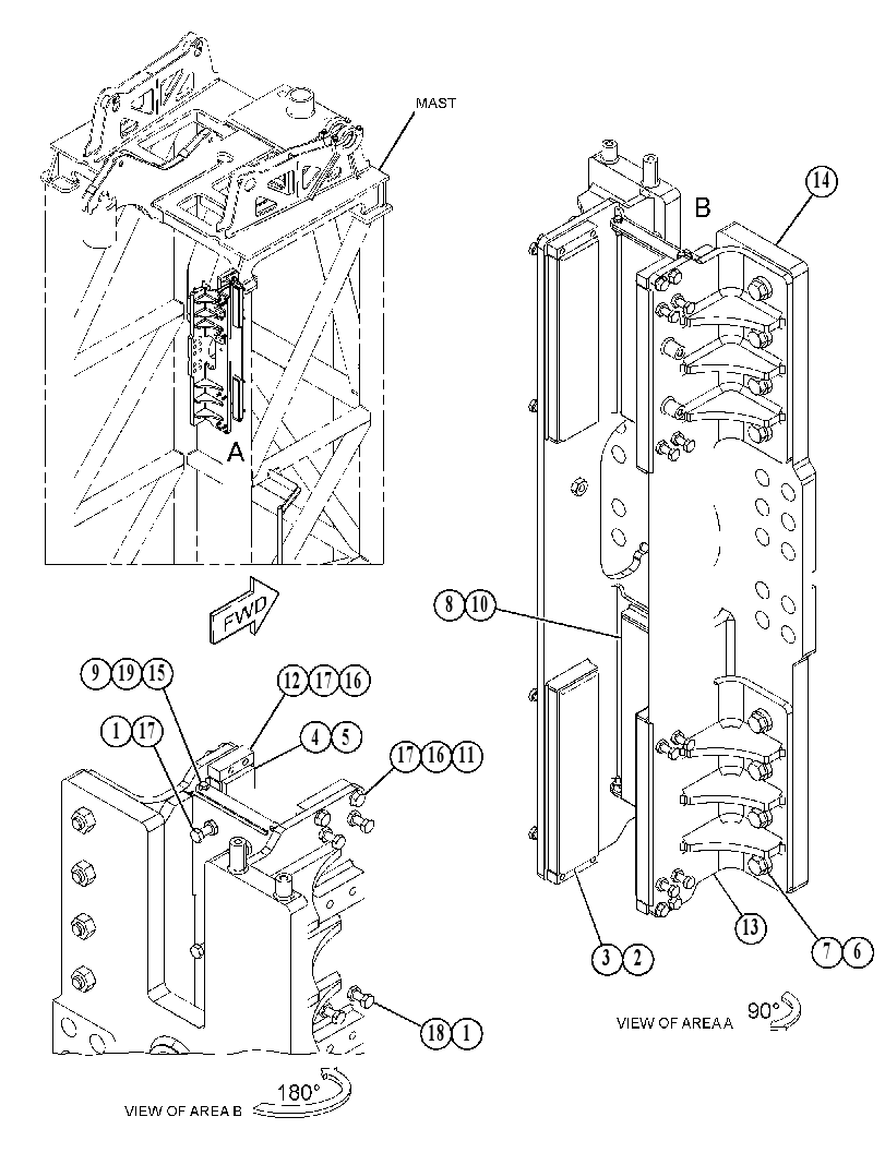 GUIDE GP-MAST 5590960 CAT