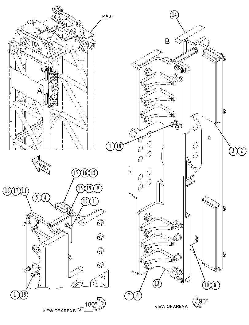 GUIDE GP-MAST 5590963 CAT