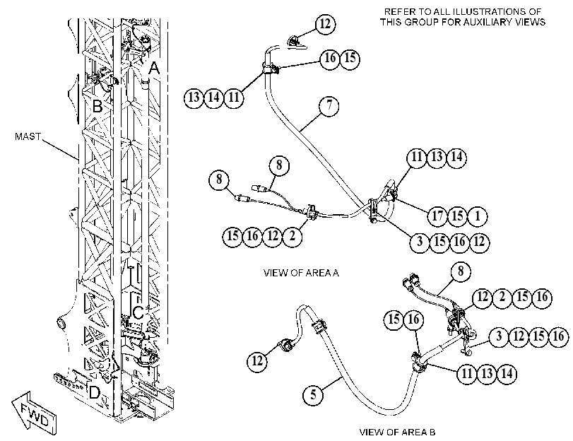 WIRING GP-MAST 5410226 CAT