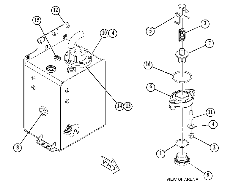 TANK GP-TRANSMISSION 4574653 CAT