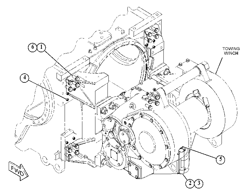 MOUNTING GP-WINCH 5925243 CAT